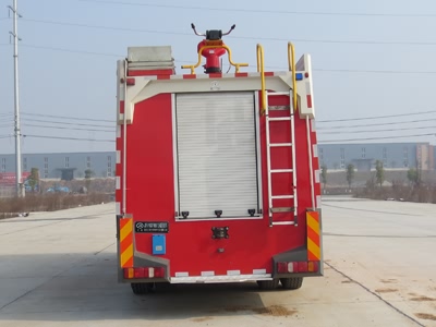 國五重汽T5G水罐消防車(8噸)