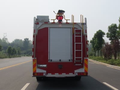 國五重汽豪沃24噸水罐消防車