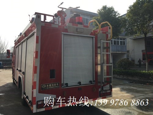國五東風3噸水罐消防車