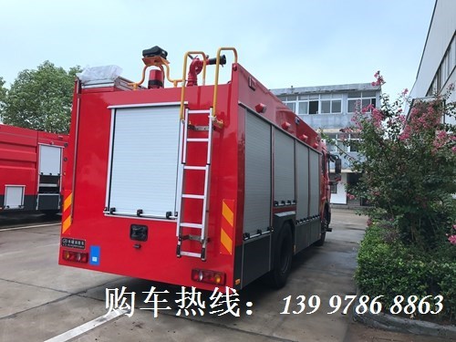 國五東風天錦6噸水罐消防車